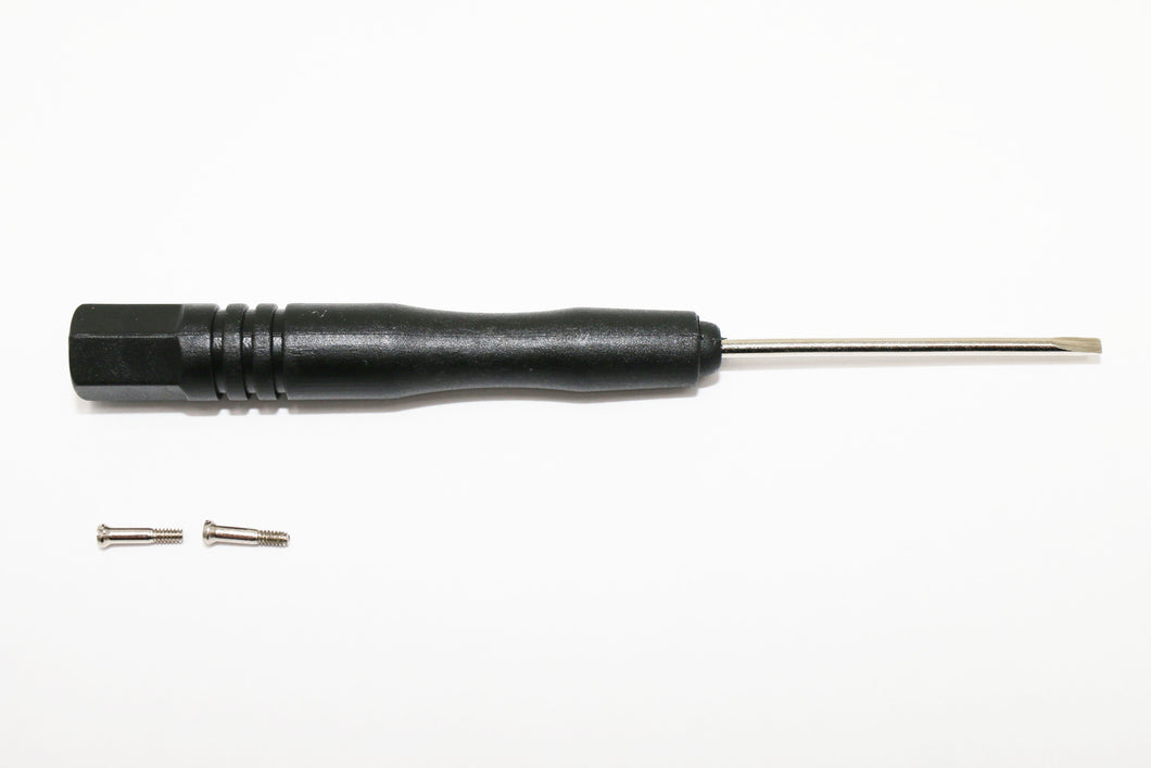Miu Miu 10NS Screw And Screwdriver Kit | Replacement Kit For MU 10NS Noir (Front Screw)